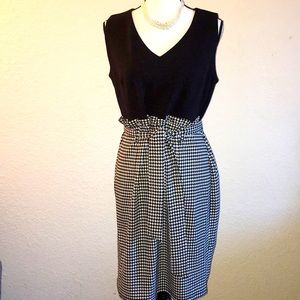 Houndstooth dress